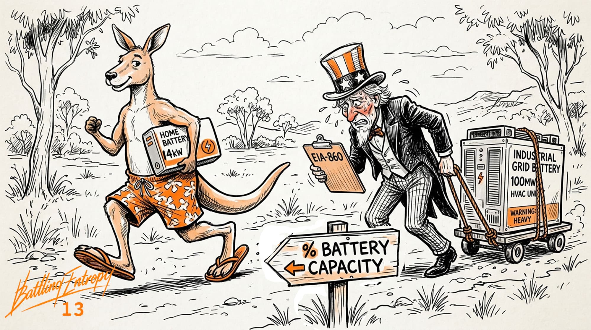 Illustration for Australia is winning the battery race. Now what?